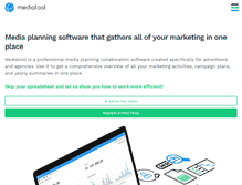 Tablet Screenshot of mediatool.com